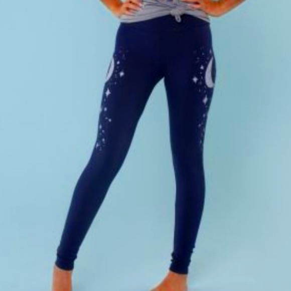 USA Made Eco Friendly Moon & Star Leggings - Picture 2 of 7